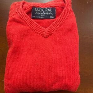 Mayoral Orange Lightweight Sweater 3T / 98cm